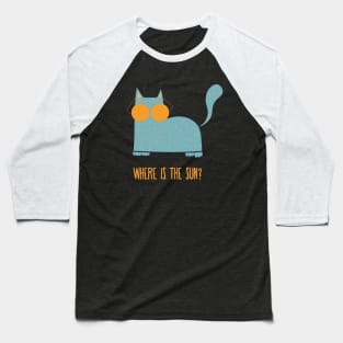 FUNNY CAT WEARING SUNGLASSES, CAT LOVER, GIFT, PETS, FUNNY CAT, COOL CAT, CUTE CAT, CUTE ANIMAL Edit View Baseball T-Shirt